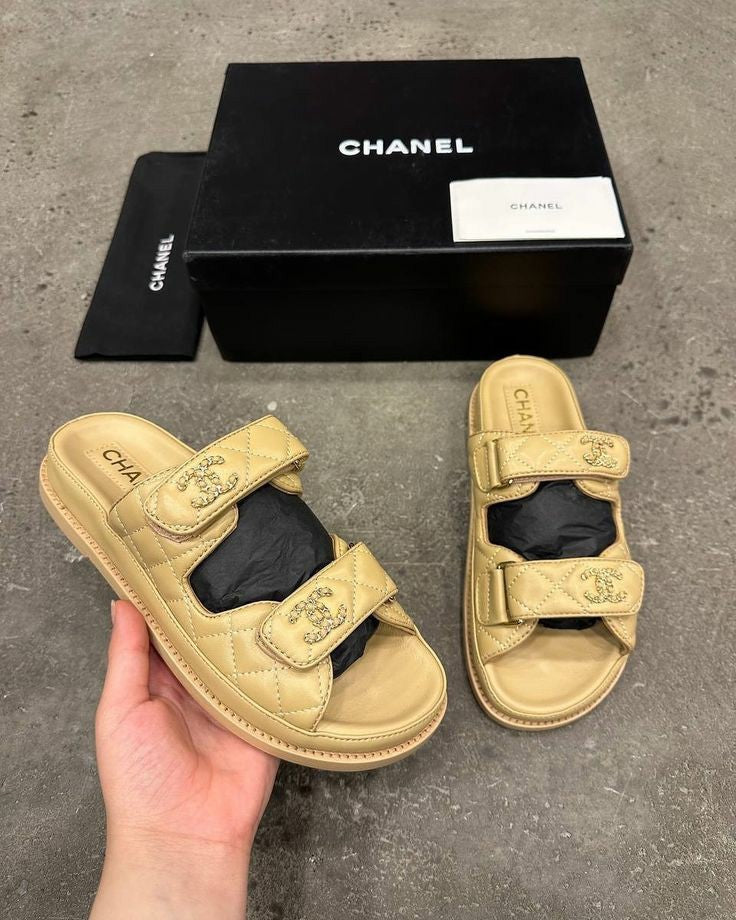 Mule Chanel en Cuir