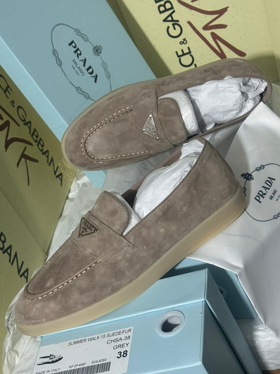Mocassin Prada Plat