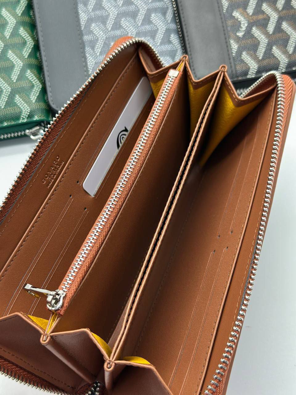 Porte feuille A Zipper Goyard en Couleurs