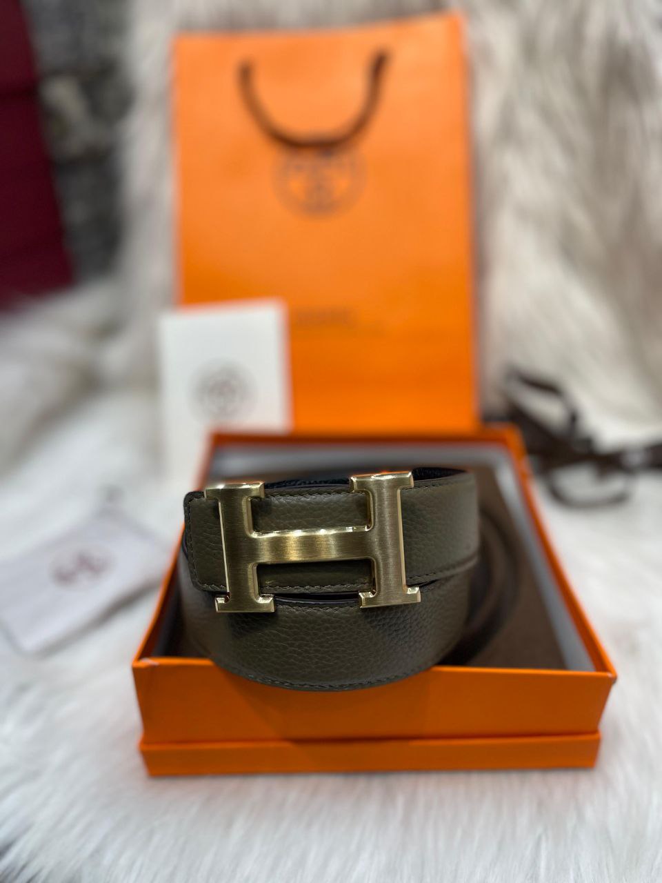 Ceinture Hermès En Vrai Cuir