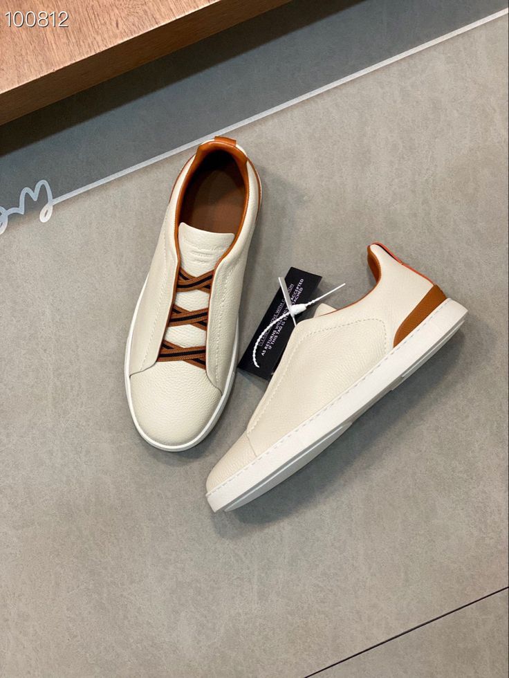 Chaussures Zegna en Vrai Cuir