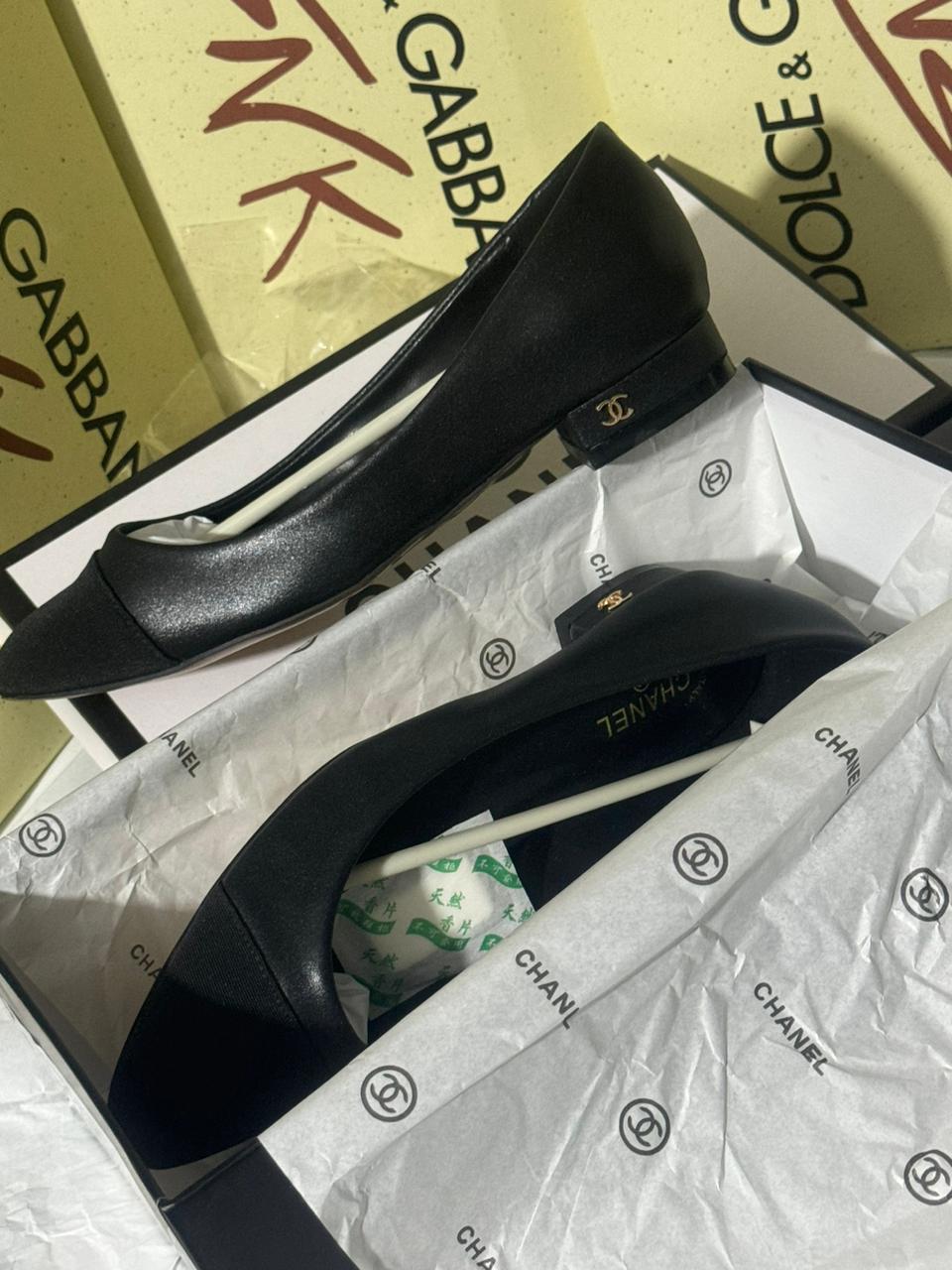 Mocassin Chanel en Vrai Cuir