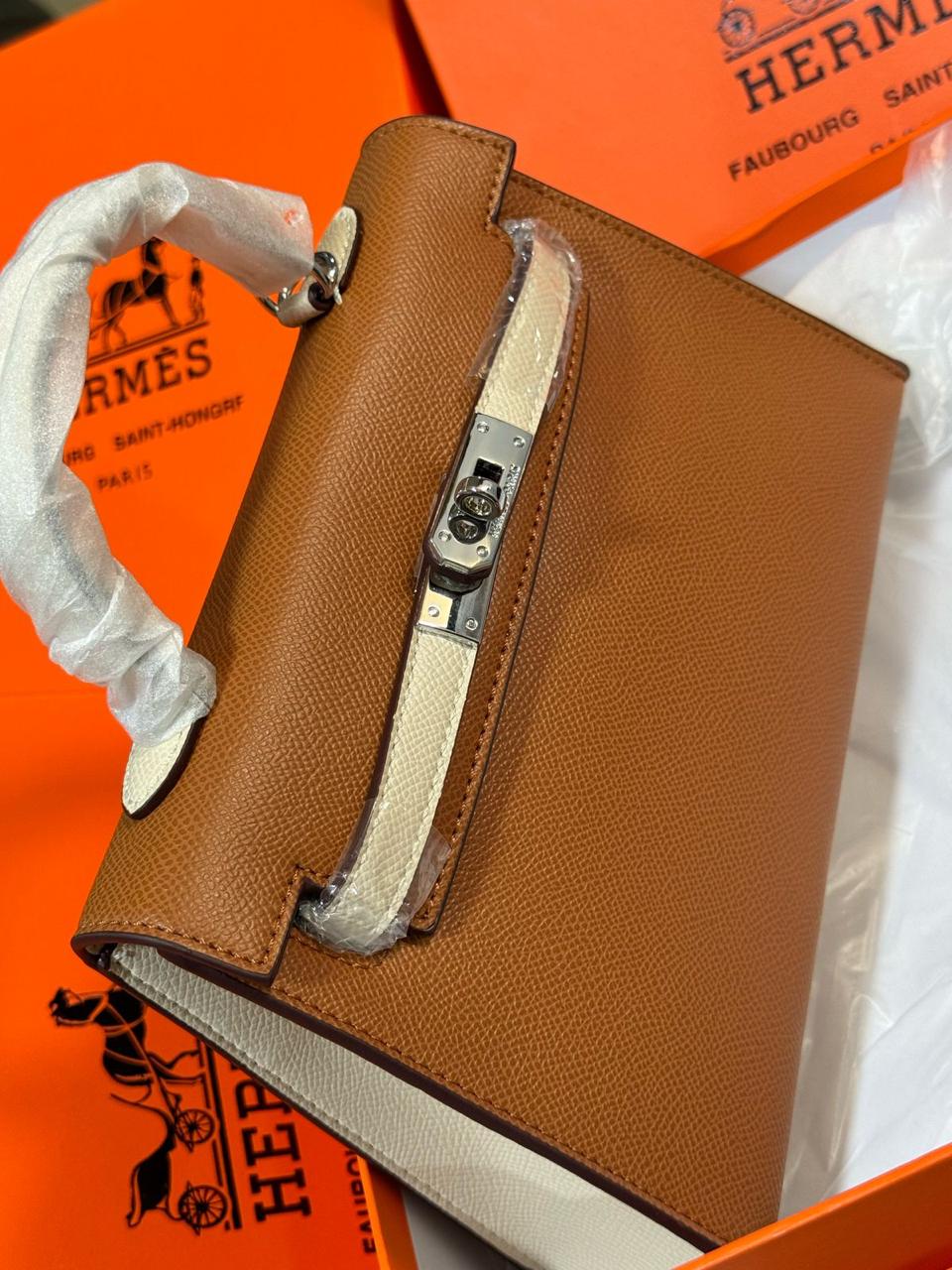 Sac Hermès BiColor En Simili Cuir
