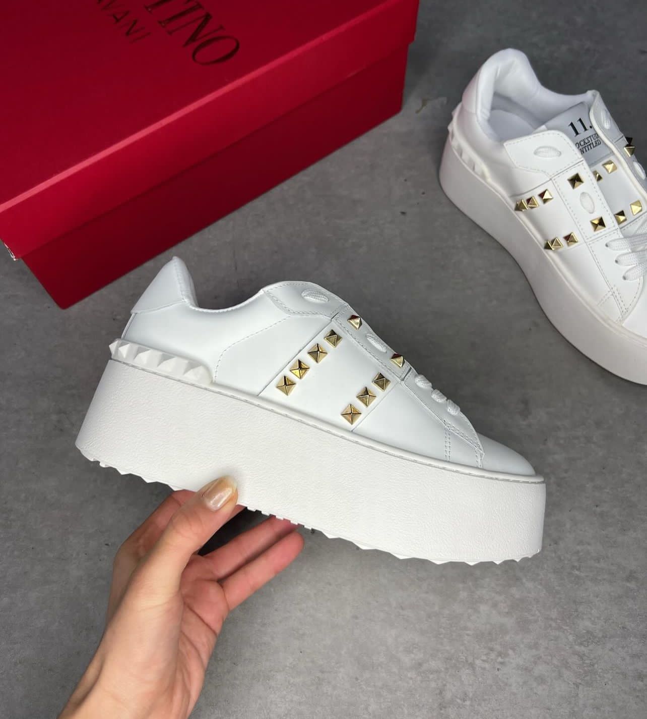 Sneakers Valentino Garavani en Cuir
