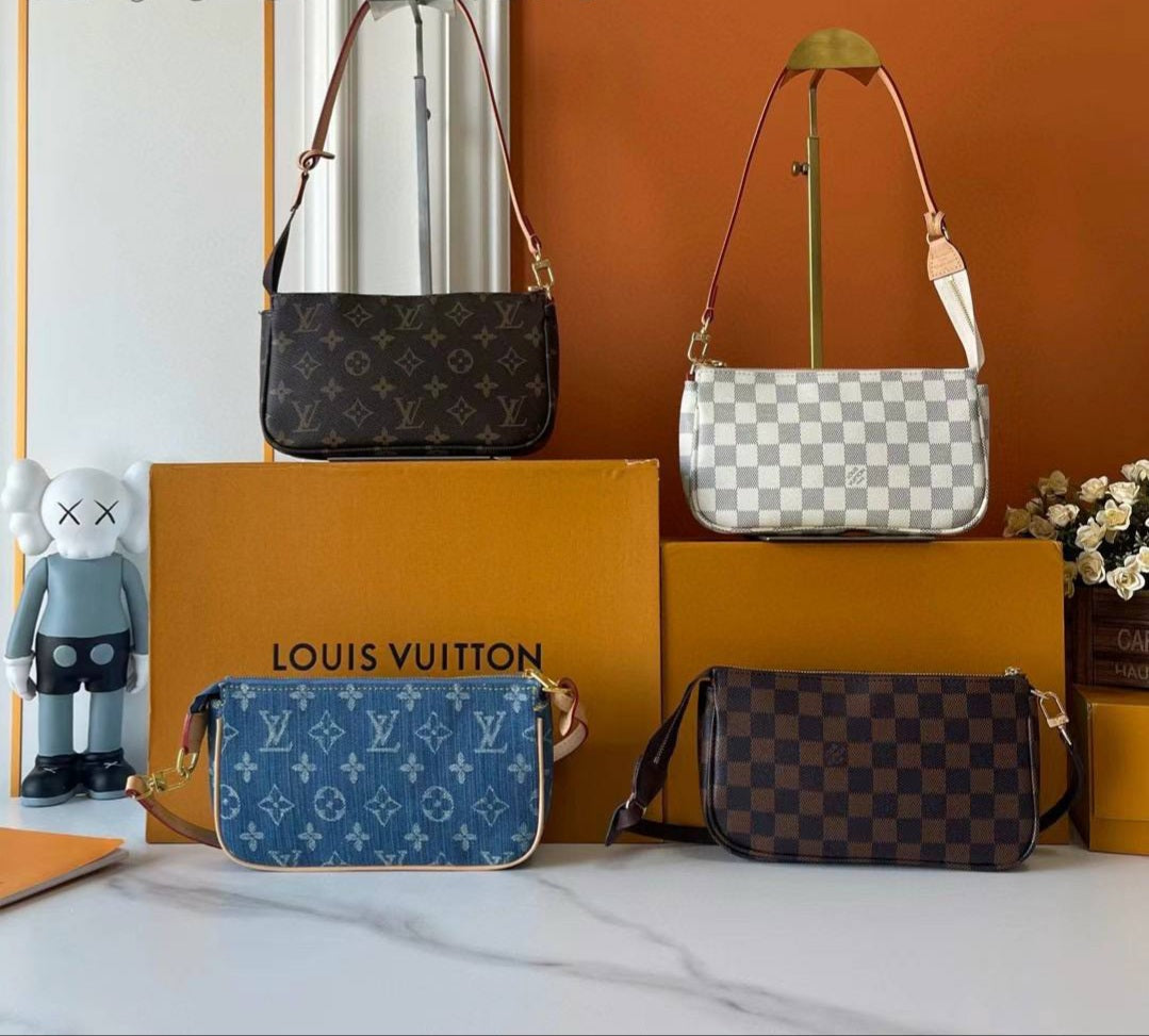 Sac Louis Vuitton Cuir Damier Ébène