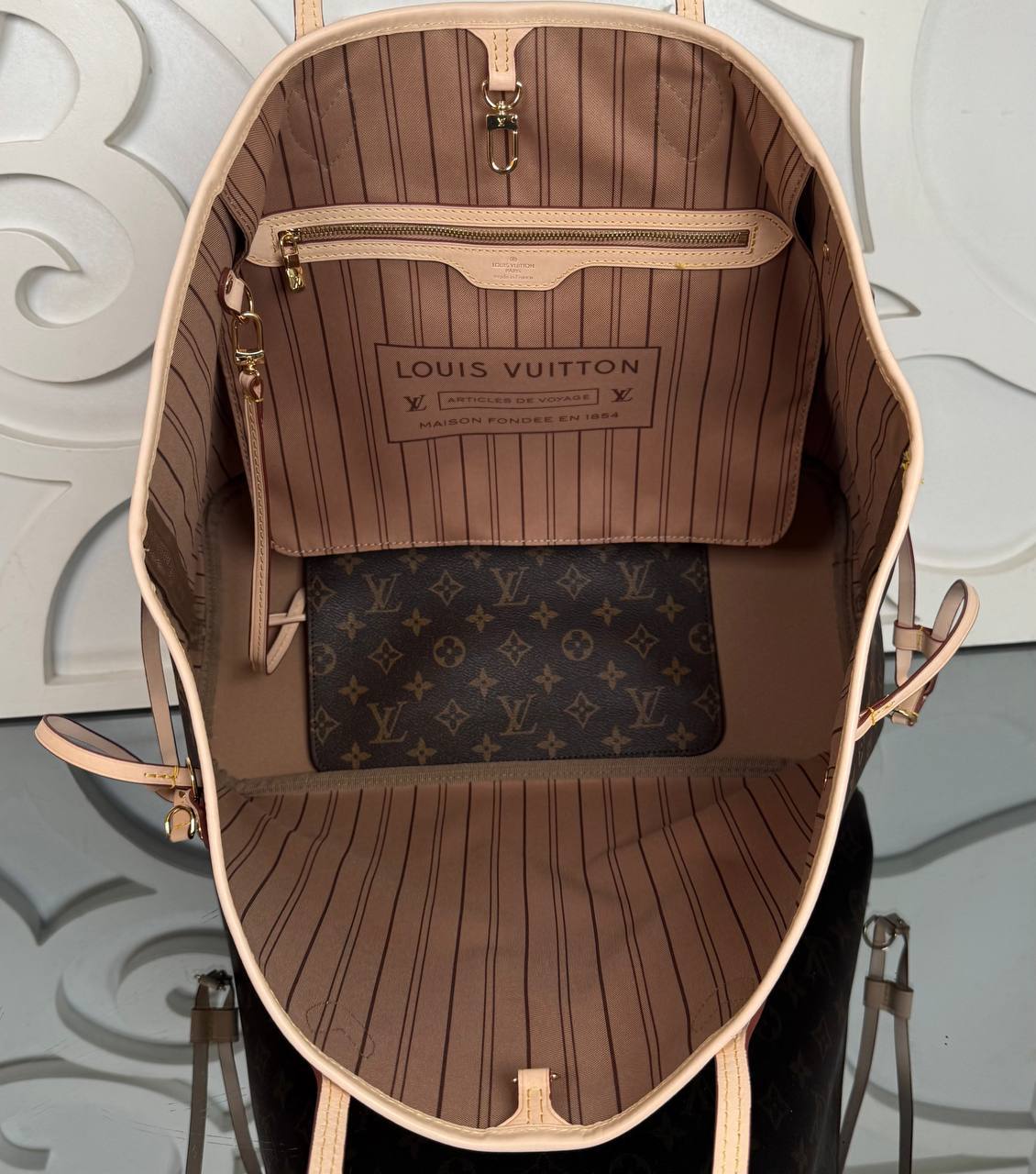 Sac Louis Vuitton Neverfull Cuir
