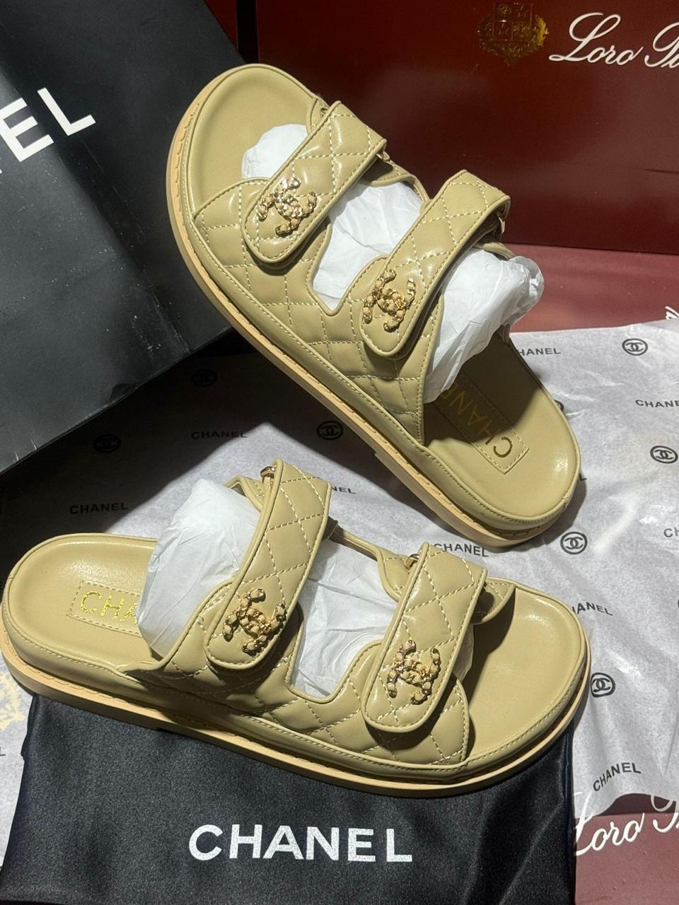 Mule Chanel en Cuir