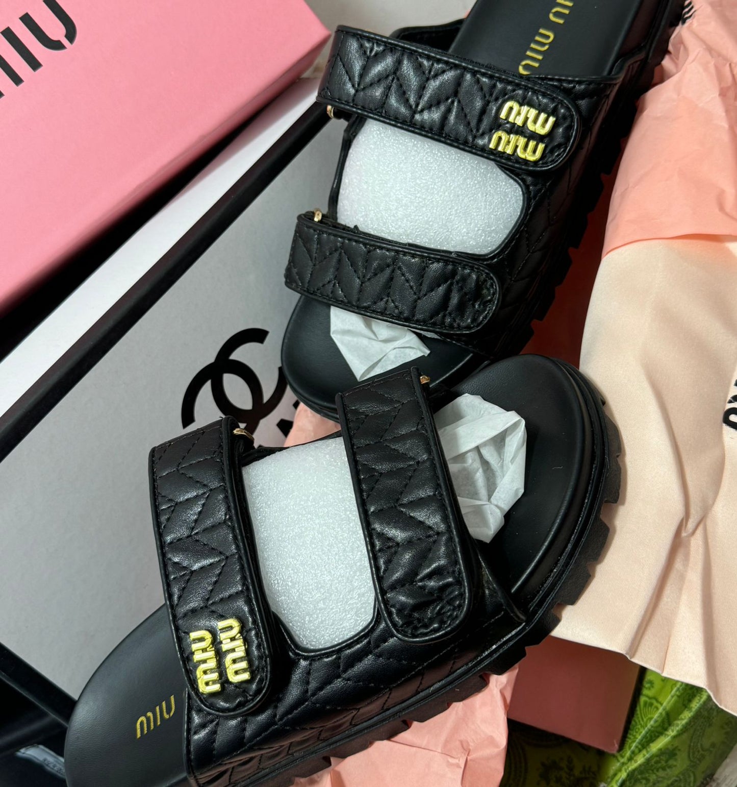 Mule Miu Miu en Cuir