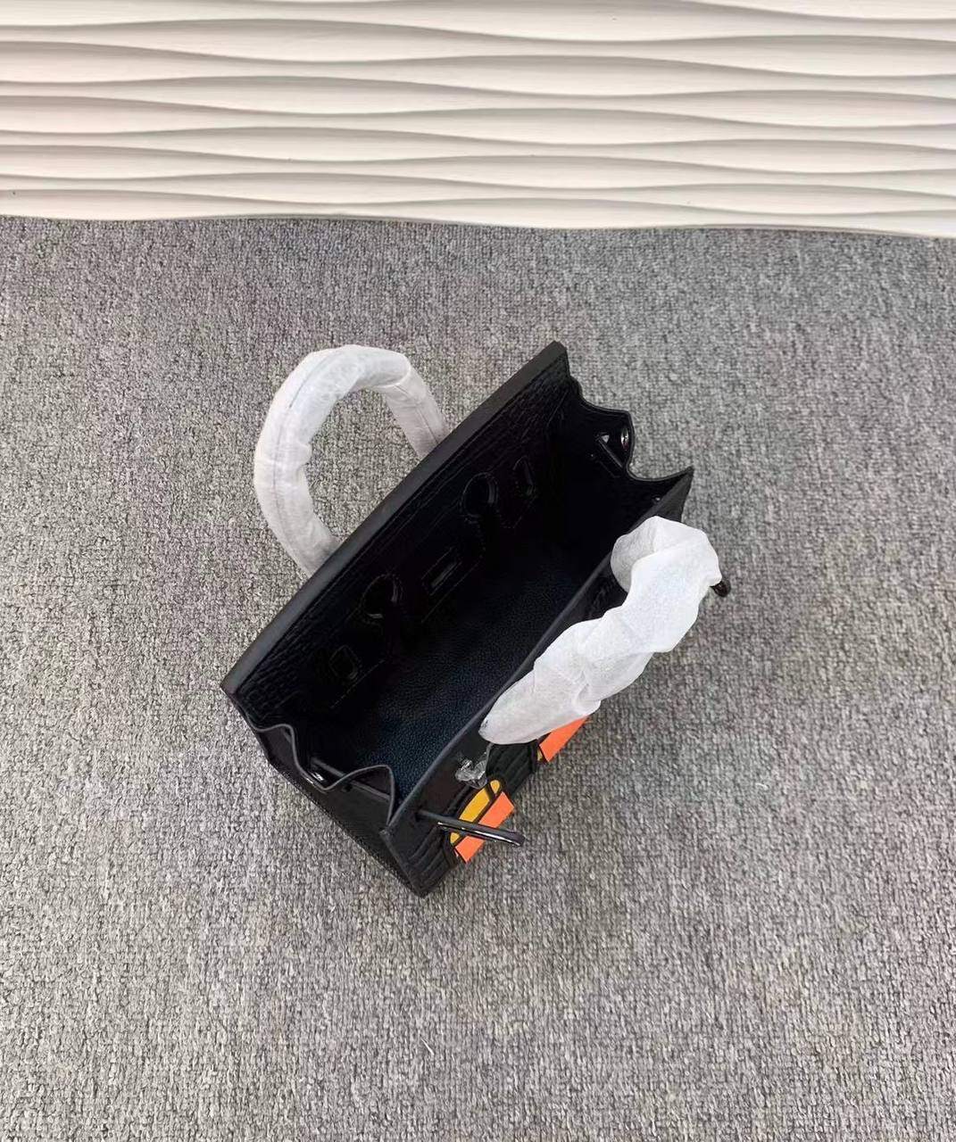 Sac Hermès Birkin 25 cm Black Croco