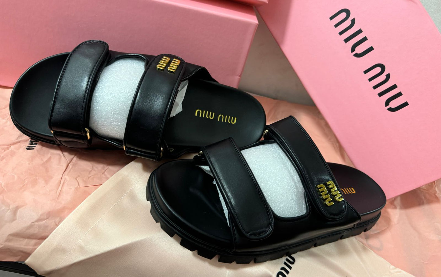 Mule Miu Miu en Cuir