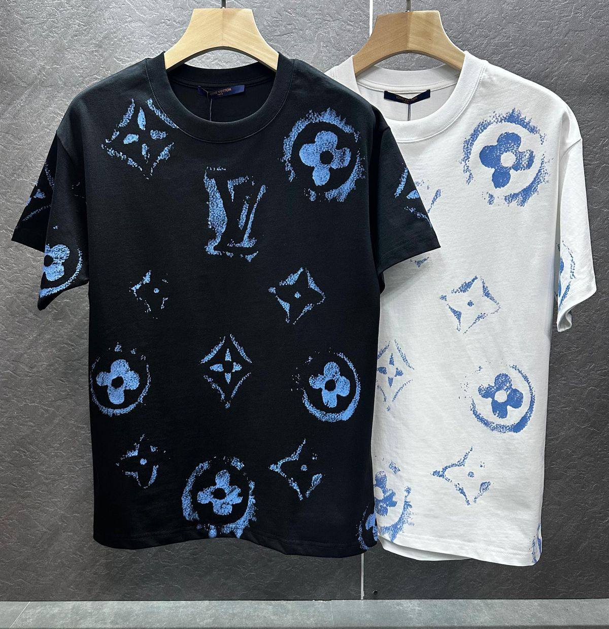 T shirt Louis Vuitton Spray Paint en coton
