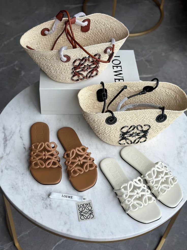 Sandale Loewe en Vrai Cuir