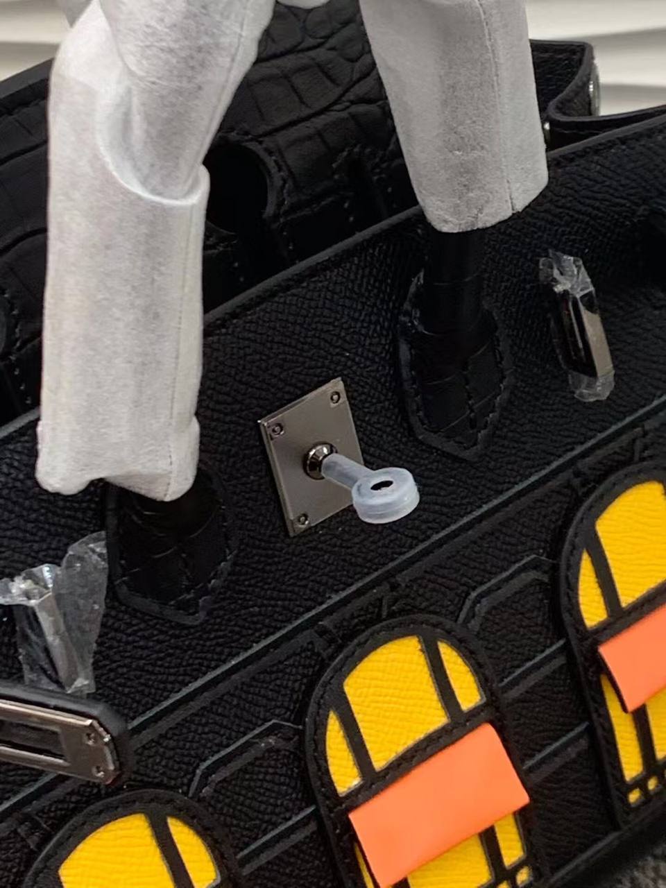 Sac Hermès Birkin 25 cm Black Croco