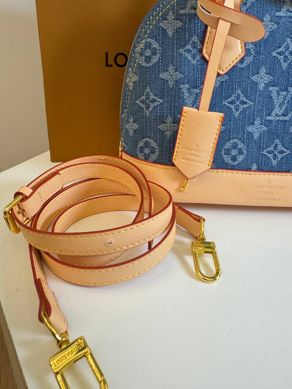Sac Louis Vuitton Alma en Jean