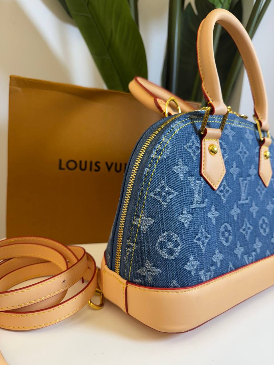 Sac Louis Vuitton Alma en Jean