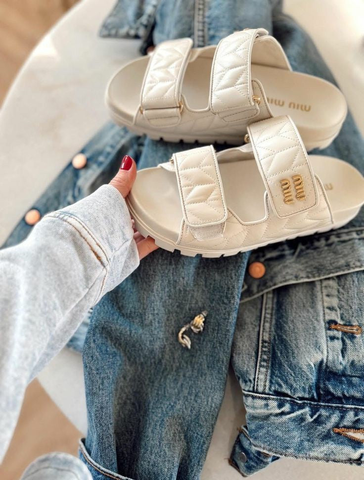 Mule Miu Miu en Cuir