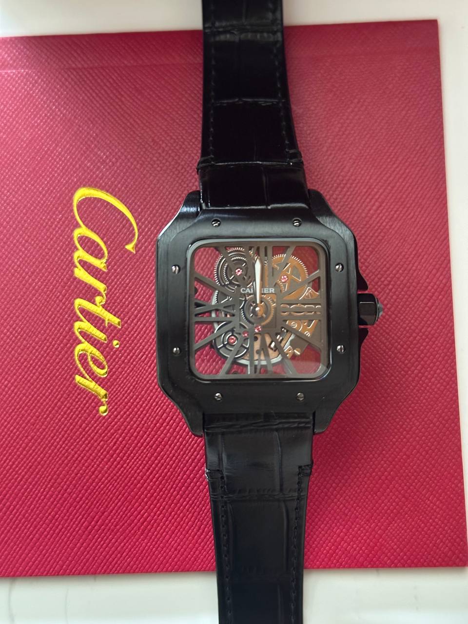 Montre Cartier Santos Skeleton Homme