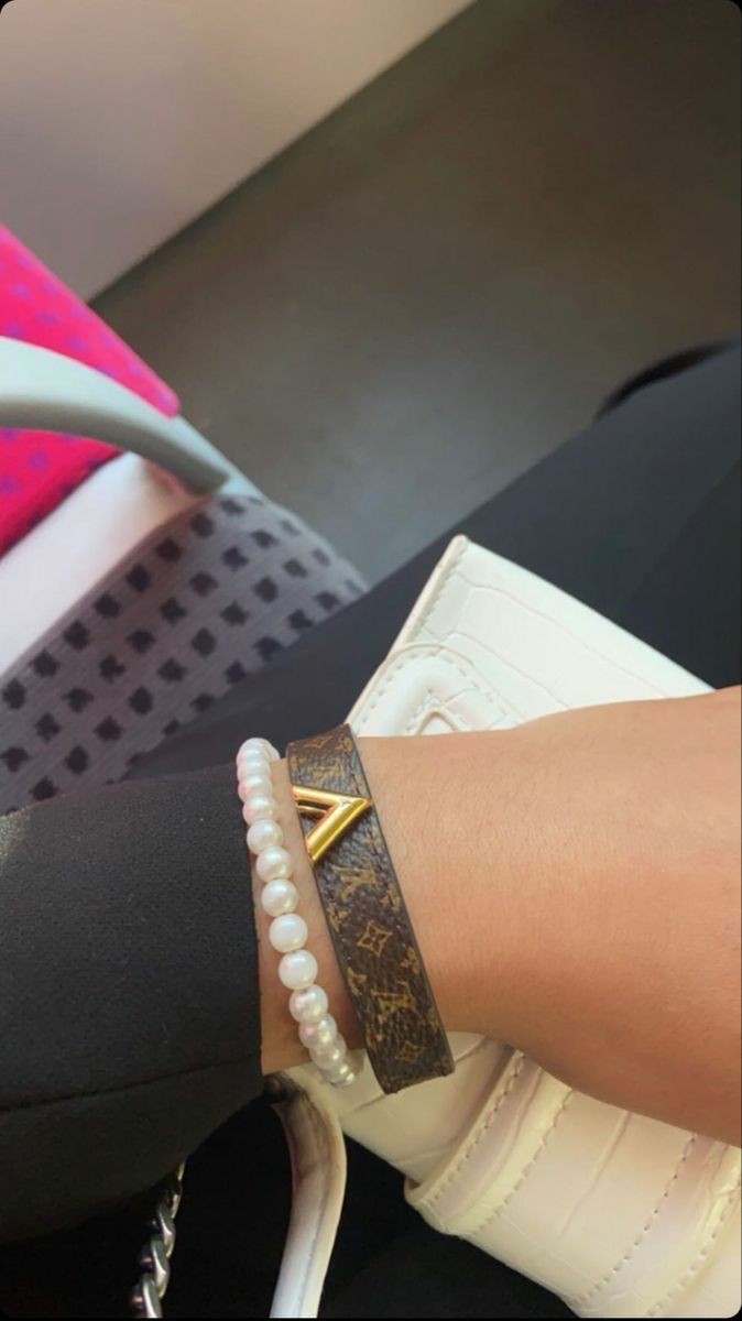 Bracelet Louis Vuitton en Cuir
