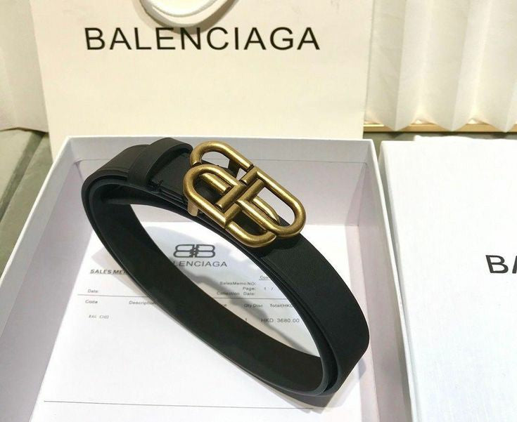 Ceinture Balenciaga En Simili Cuir