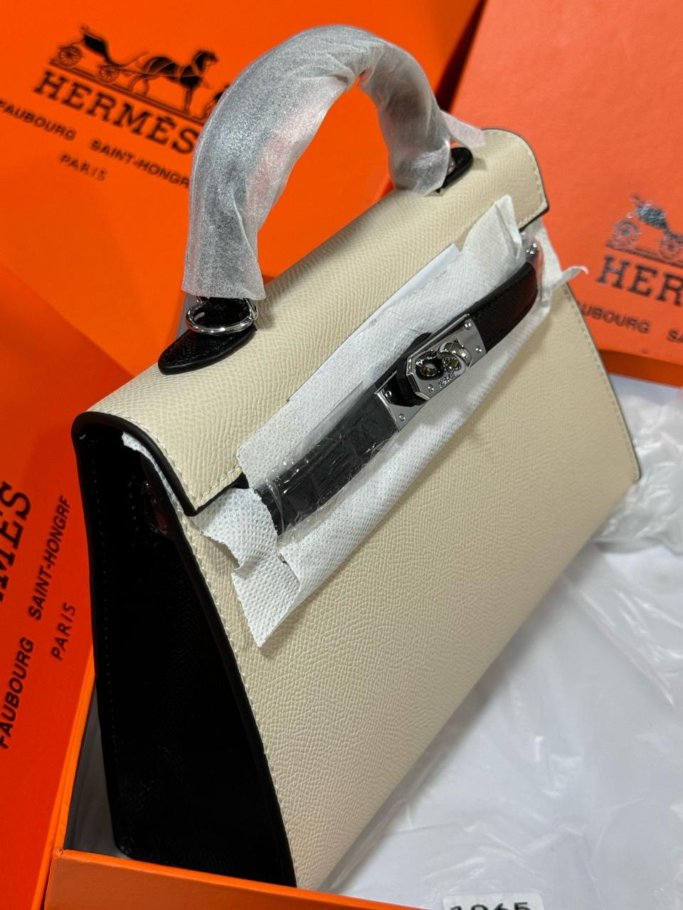 Sac Hermès BiColor En Simili Cuir