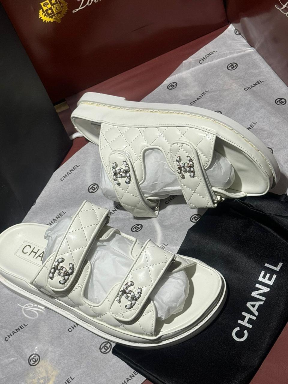 Mule Chanel en Cuir
