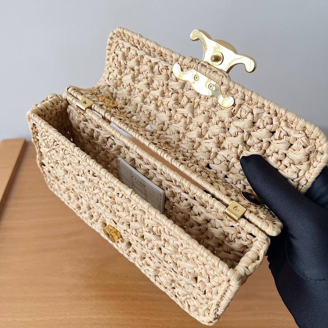 Sac Cèline Triophe en Raphia