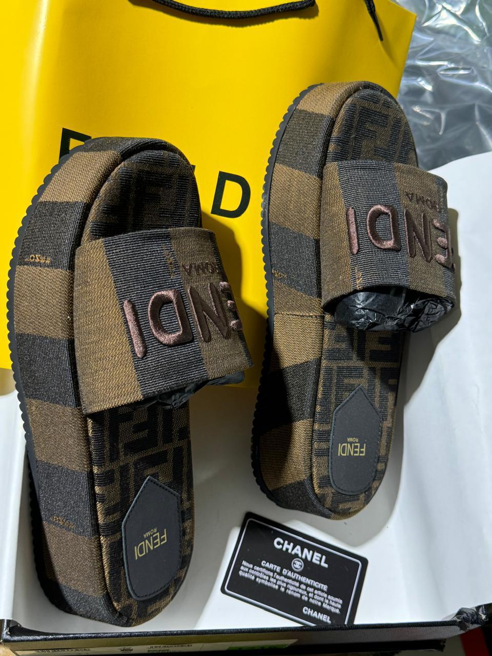 Mule Fendi Roma Tressée