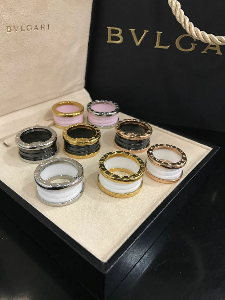 Bague Bulgari en Acier Inoxydable