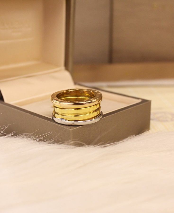 Bague Bulgari en Acier Inoxydable