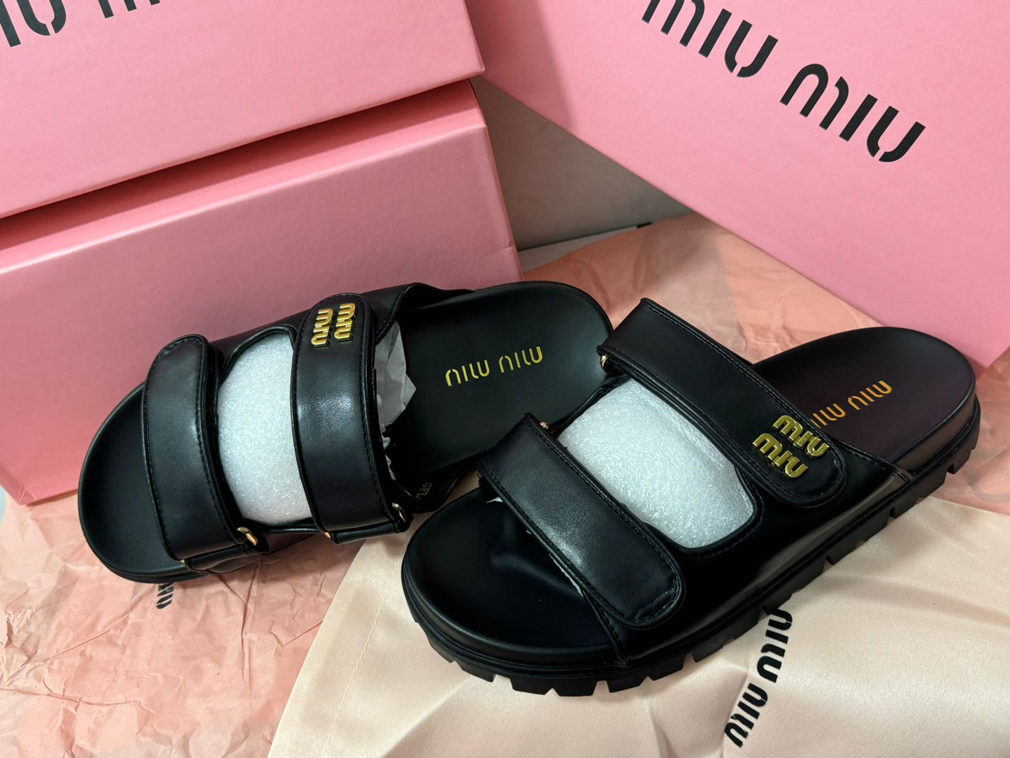 Mule Miu Miu en Cuir
