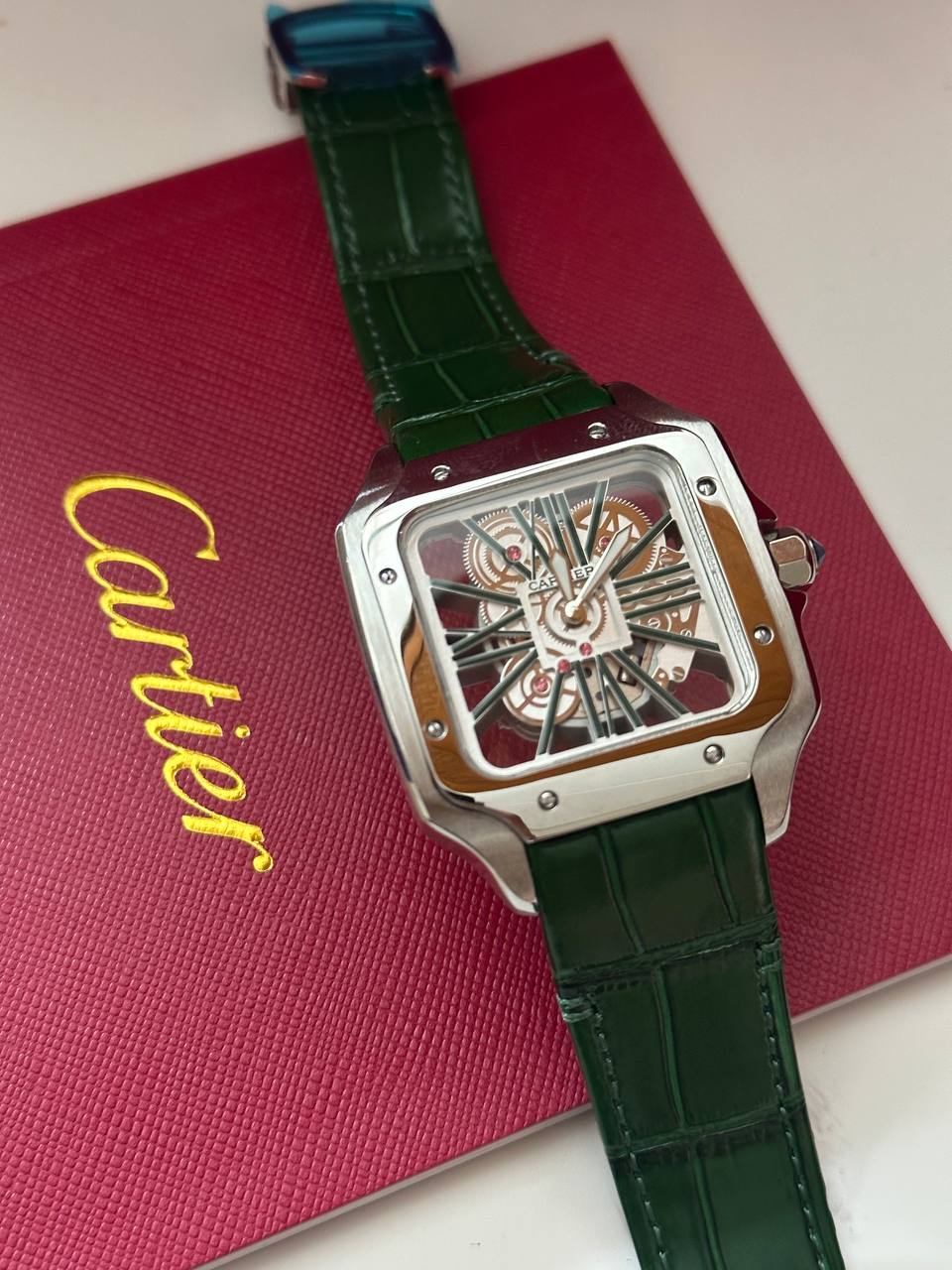 Montre Cartier Santos Skeleton Homme