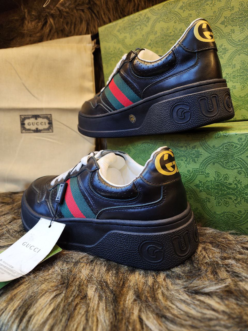 Espadrille Gucci en Vrai Cuir Pour Femme