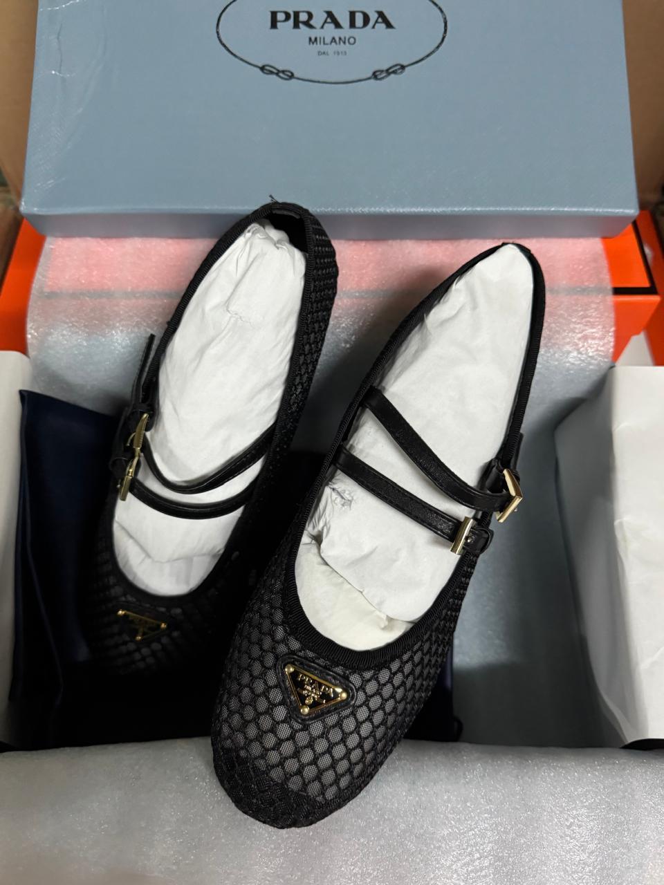 Ballerine Prada en filets