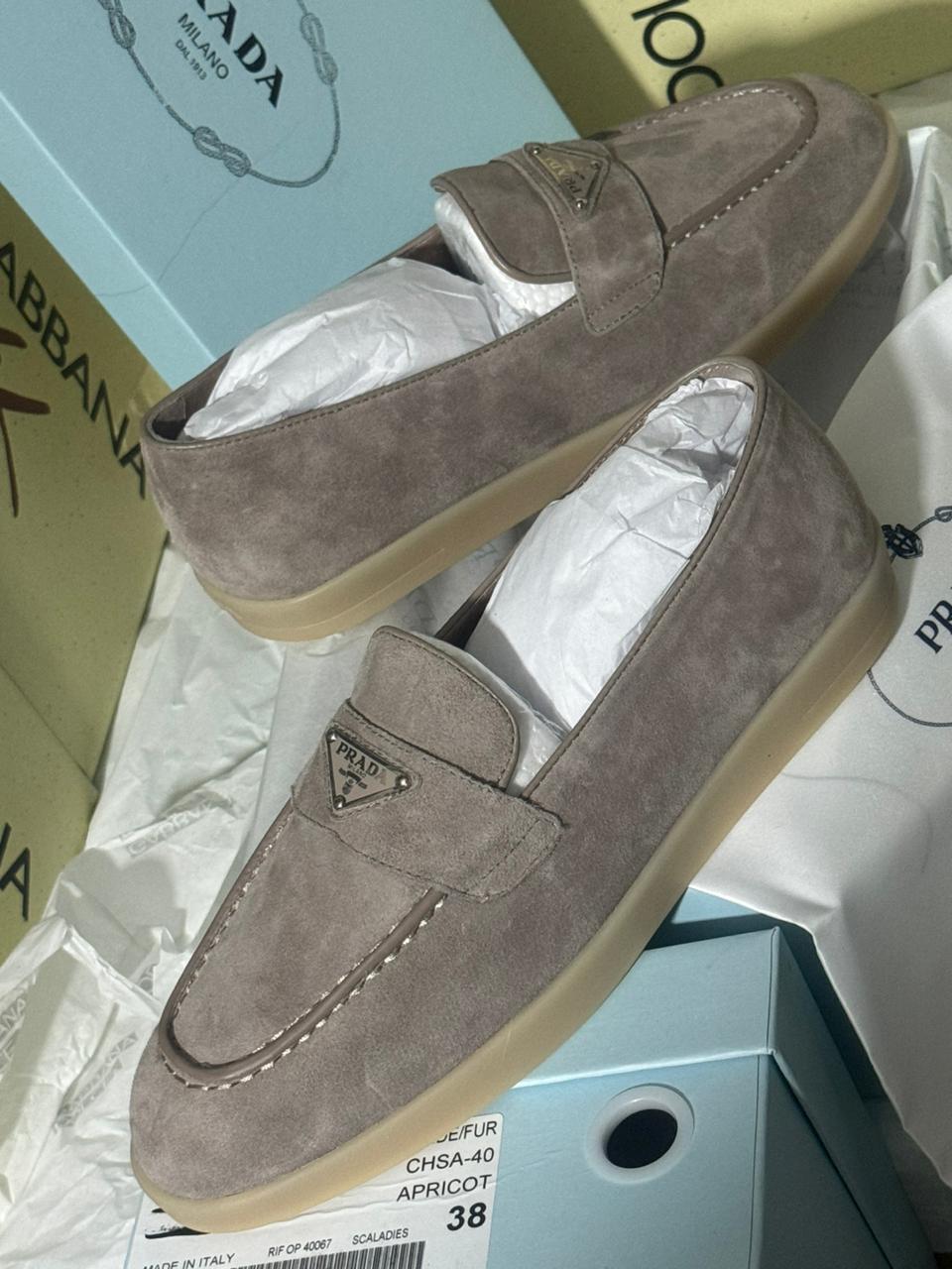 Mocassin Prada Plat