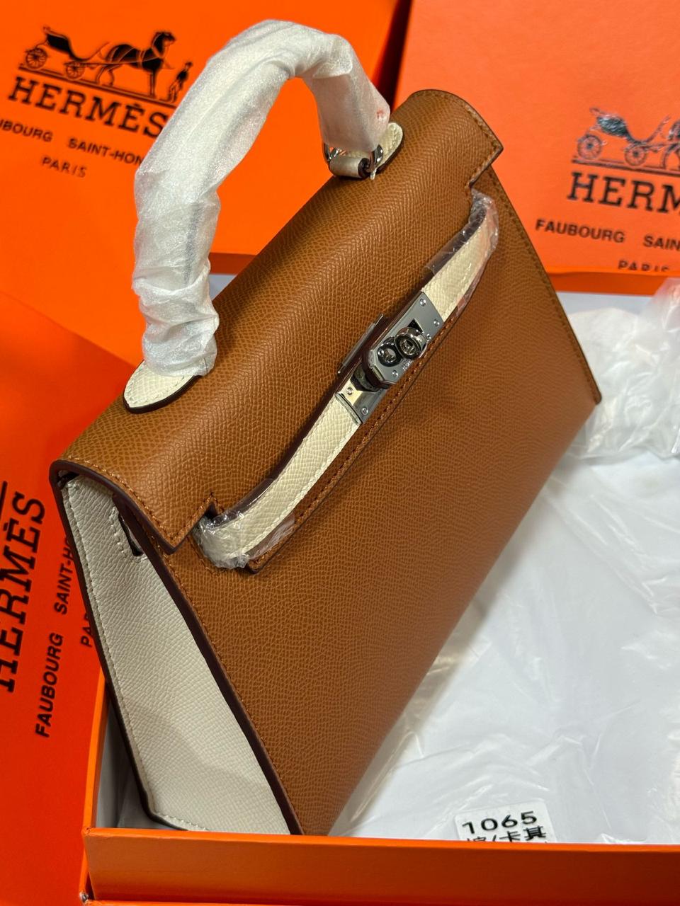 Sac Hermès BiColor En Simili Cuir