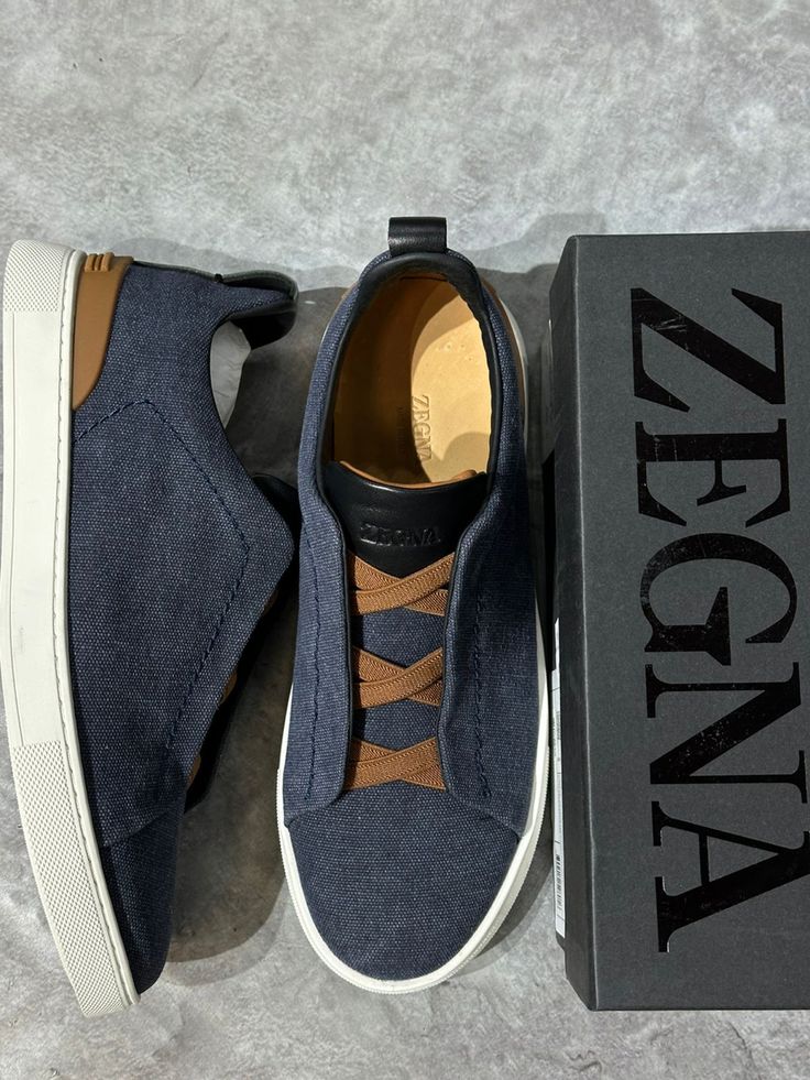 Chaussures Zegna en Vrai Cuir