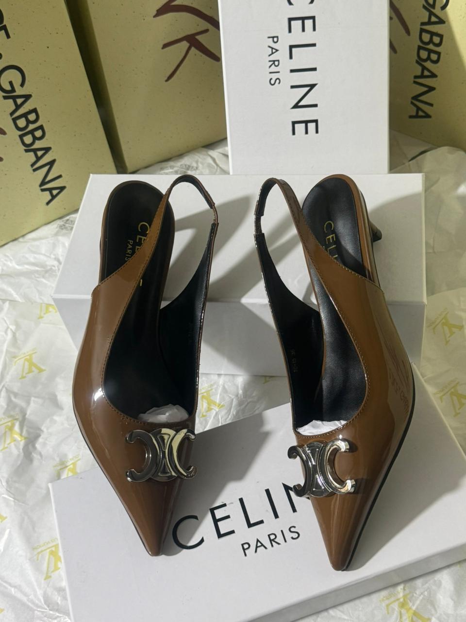 Escarpins Cèline en Vrai Cuir