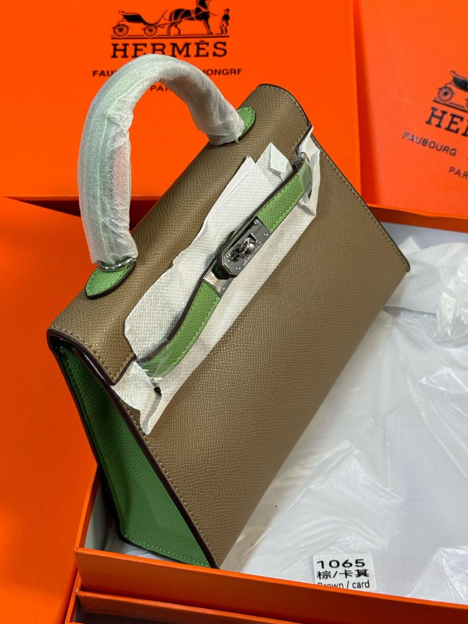 Sac Hermès BiColor En Simili Cuir
