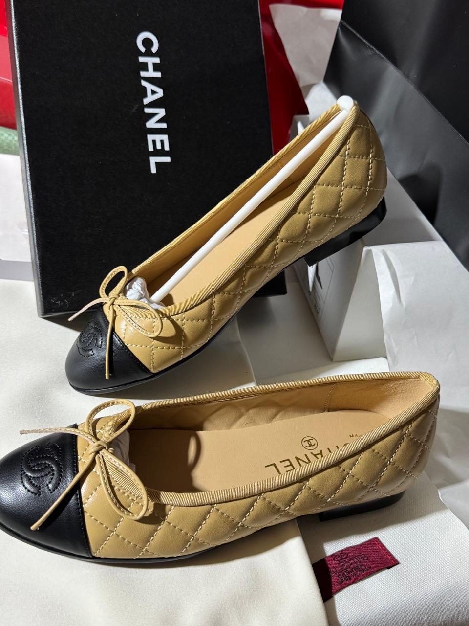 Mocassin Chanel en Vrai Cuir