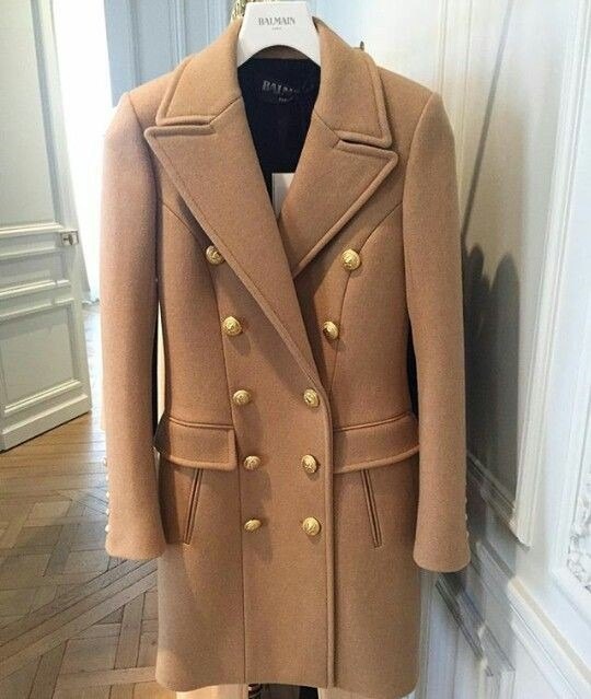 Manteau de Luxe Balmain pour Femme