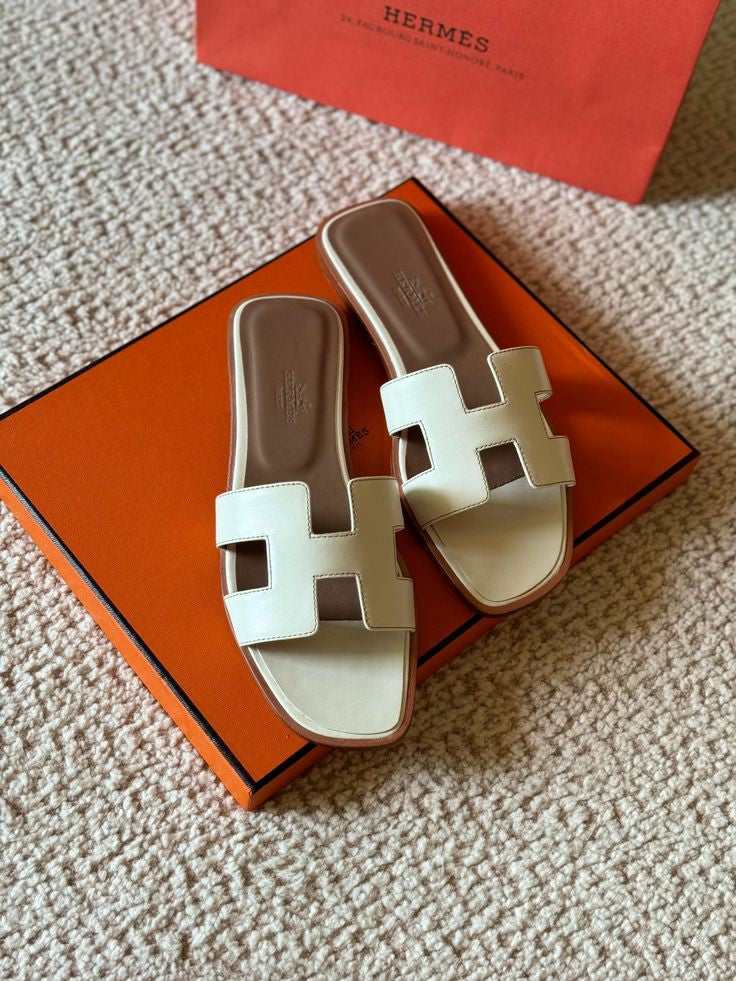 Sandale Hermès Oran En Vrai Cuir
