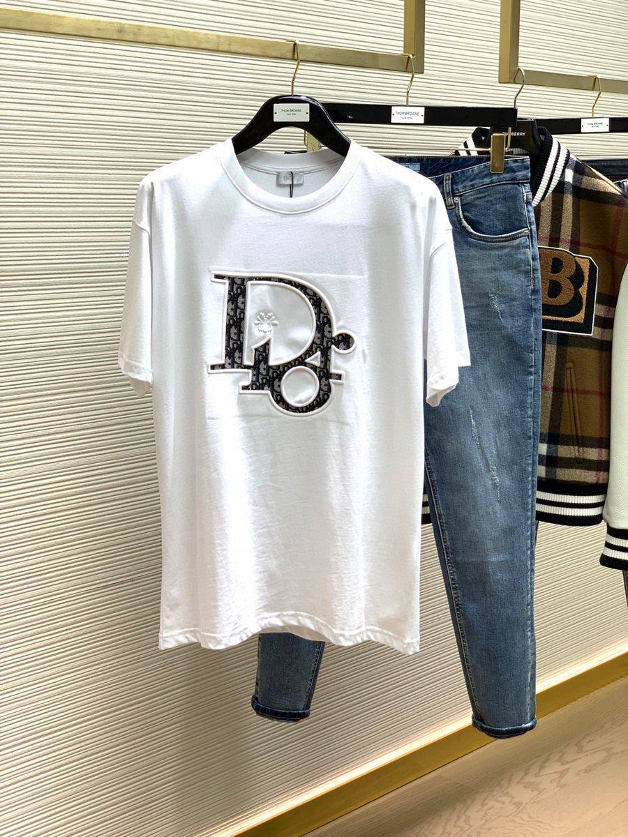 T shirt Christian Dior en Coton