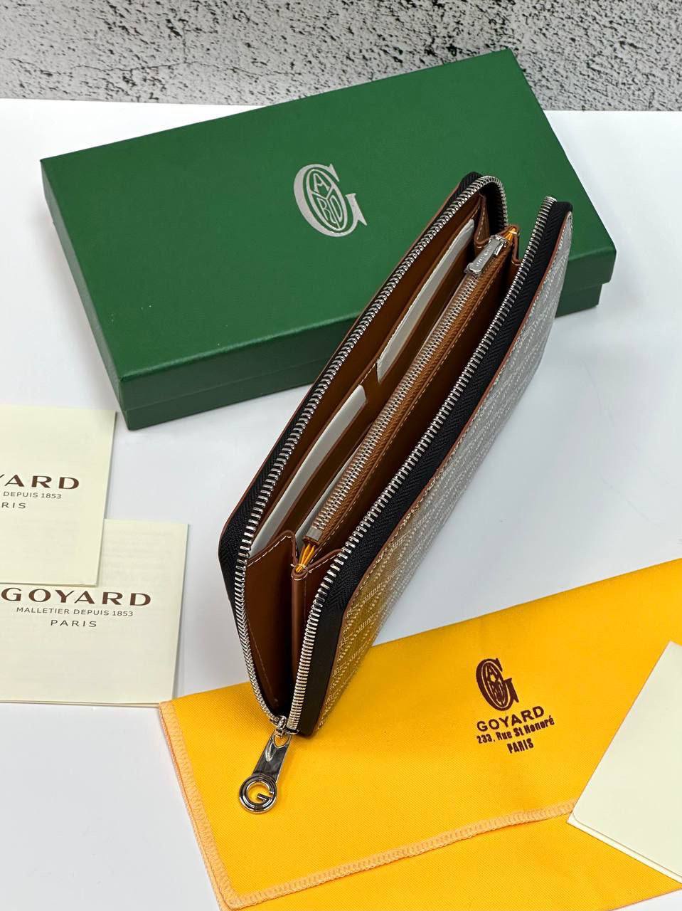 Porte feuille A Zipper Goyard en Couleurs