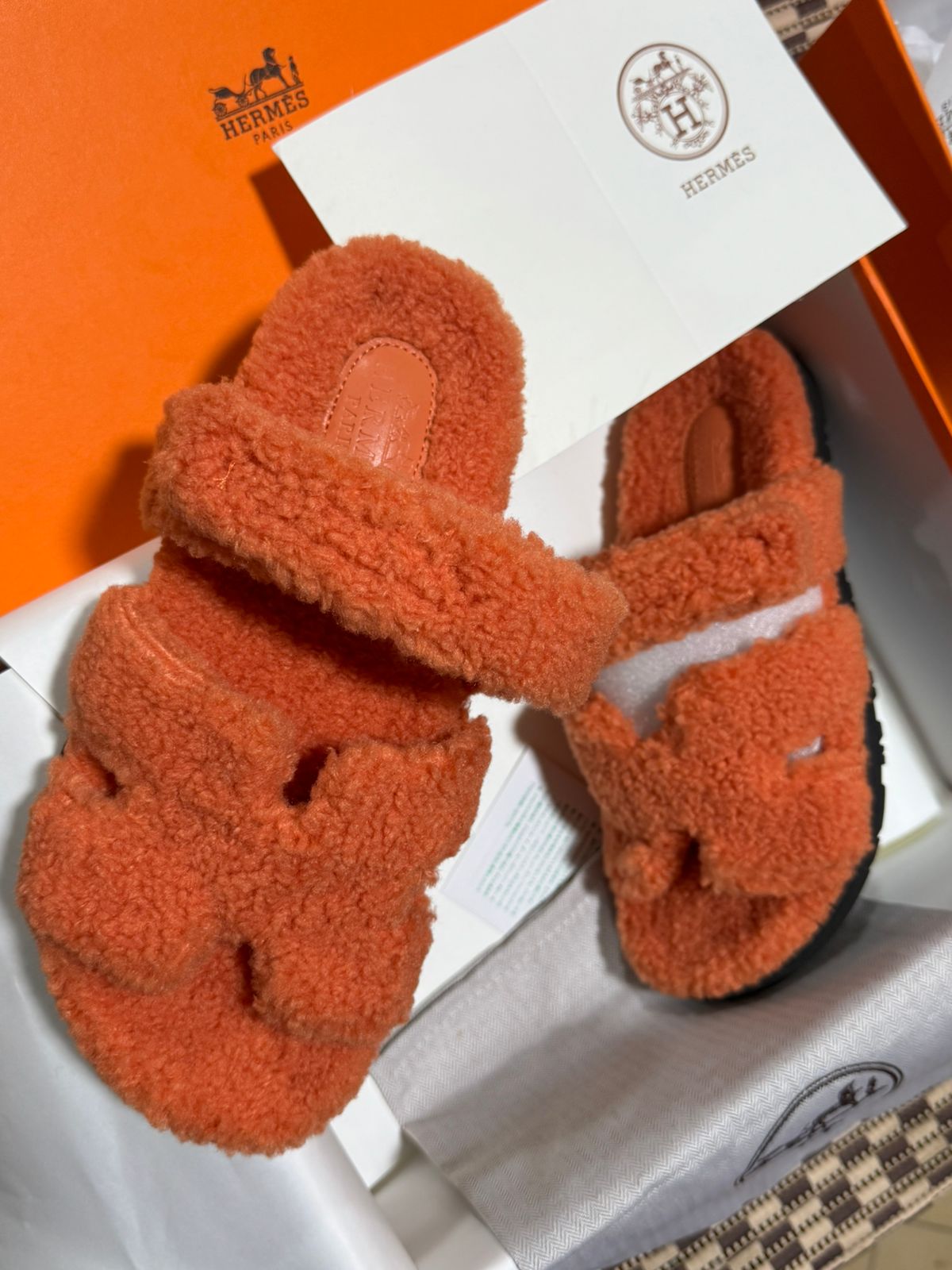 Pantoufle Hermès Chypre en Couleurs