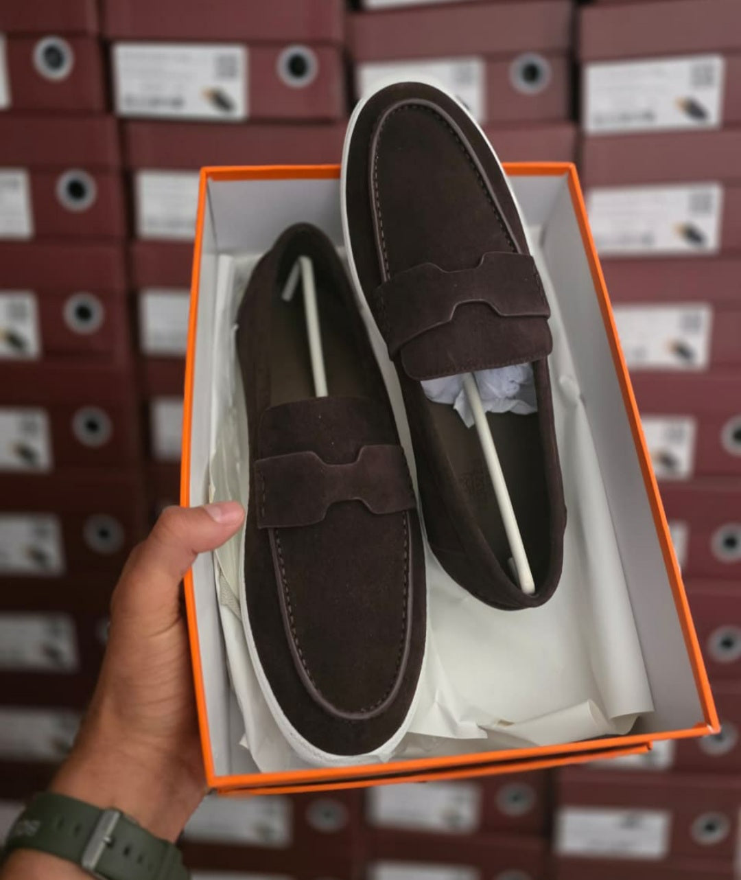 Mocassin Hermès en Couleurs