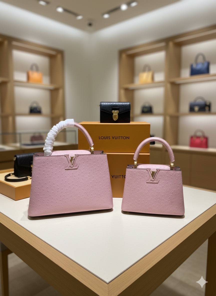 Sac Louis Vuitton Cappucine Vrai Cuir