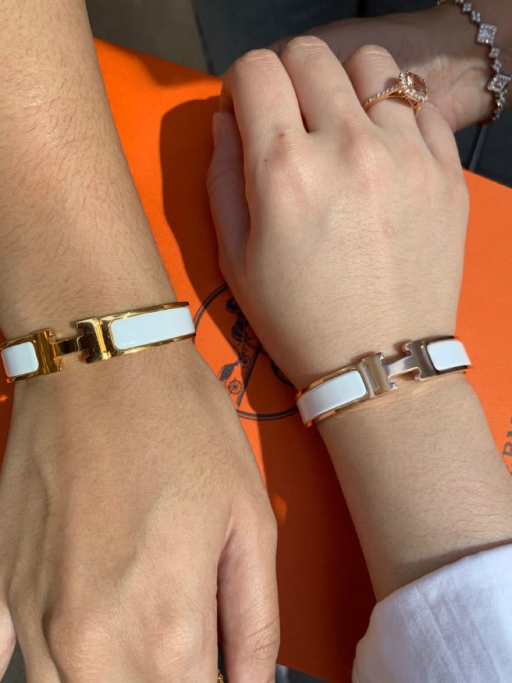 Bracelet Hermès Inoxydable en Couleurs