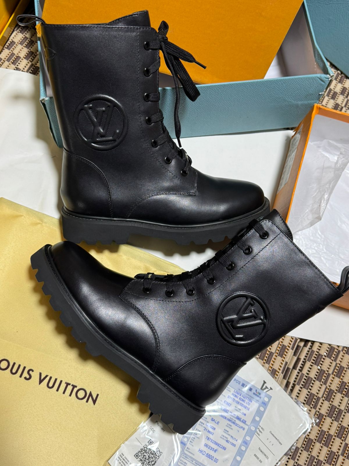 Bottine A Lacet Louis Vuitton Cuir