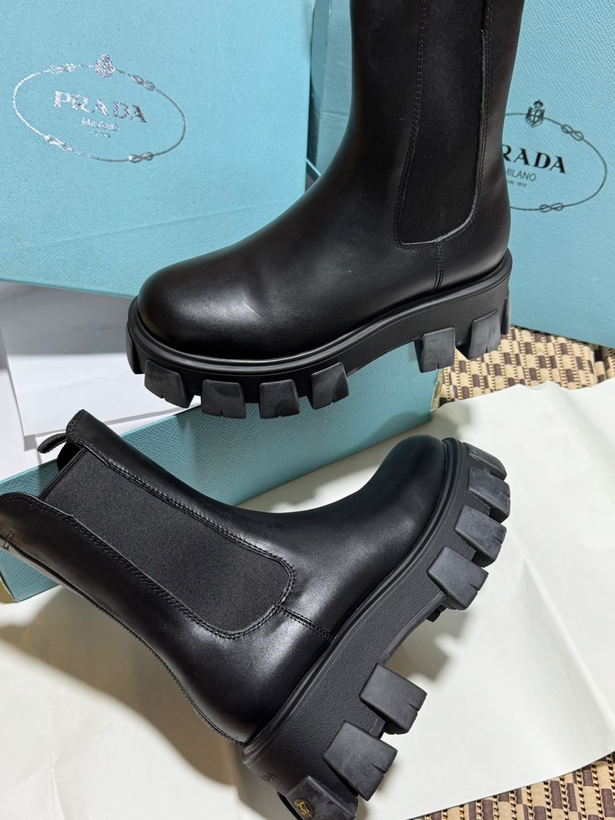 Bottine Prada en Vrai Cuir