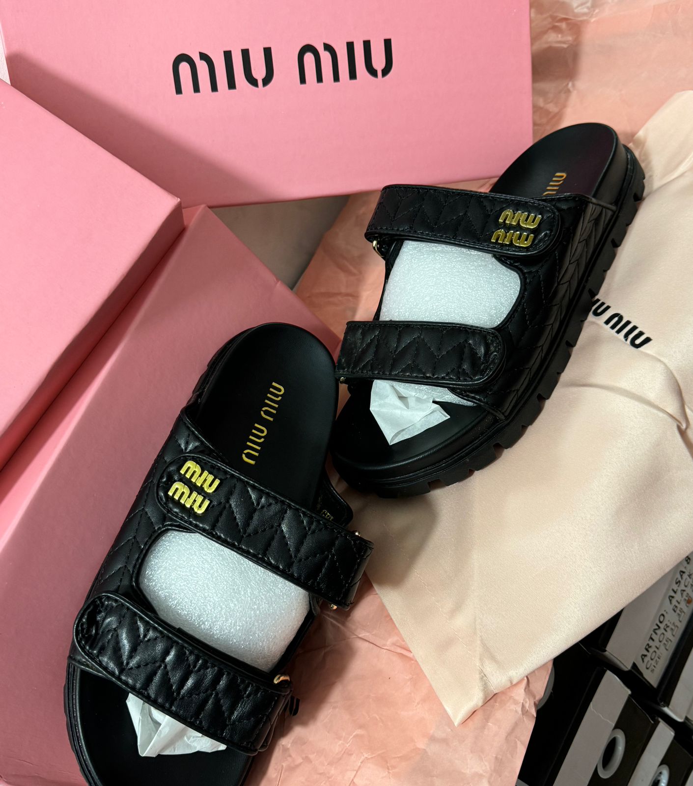 Mule Miu Miu en Cuir